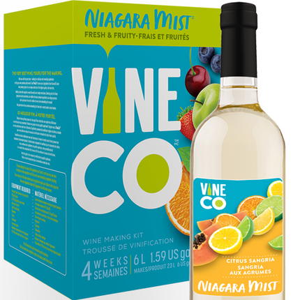 Wine Kit - VineCo - Niagara Mist - Citrus Sangria
