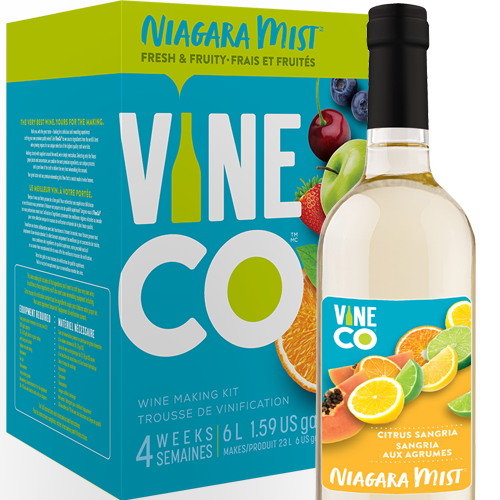 Wine Kit - VineCo - Niagara Mist - Citrus Sangria