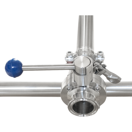 MB - Insulated Mash Tun - 7 bbl with Mash Rake and Plow System (New Square Manway)