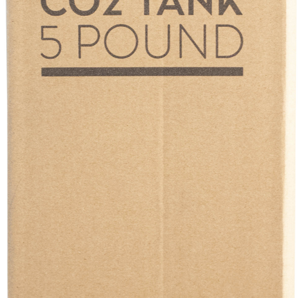 KOMOS® 5 lb CO2 Tank | Premium Aluminum | New | CGA320 Valve | US DOT Approved - New/open Box