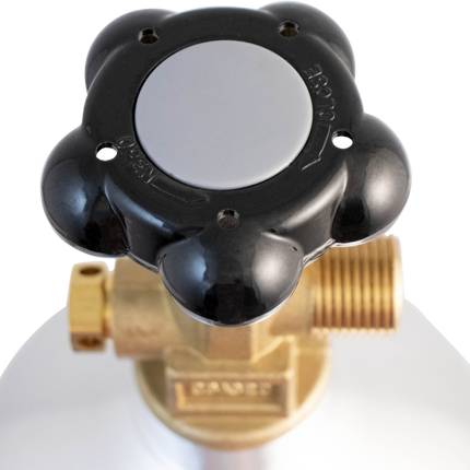 KOMOS® 5 lb CO2 Tank | Premium Aluminum | New | CGA320 Valve | US DOT Approved - New/open Box