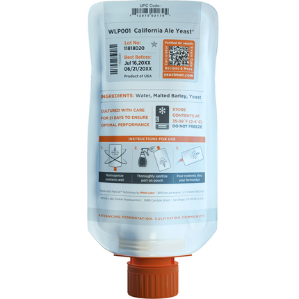 White Labs Yeast - California Ale Yeast PurePitch Next Gen HB