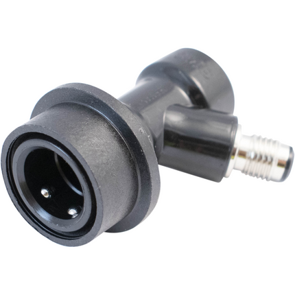 Komos - Ball Lock Quick Disconnect (QD) - Bev Out (BLACK) - CM Becker - Flare