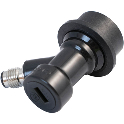 Komos - Ball Lock Quick Disconnect (QD) - Bev Out (BLACK) - CM Becker - Flare