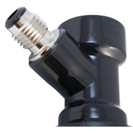 Komos - Ball Lock Quick Disconnect (QD) - Bev Out (BLACK) - CM Becker - Flare