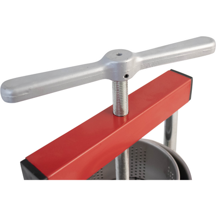 Palumbo - Small Fruit Press - Red "Tommy" - Enameled & Stainless Steel