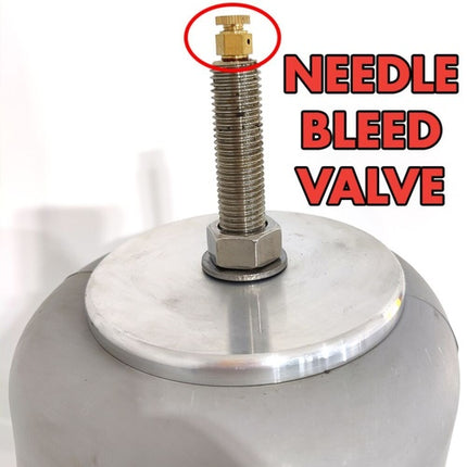 Replacement Needle Bleed Valve for 40L Stainless Steel Bladder Press 40L