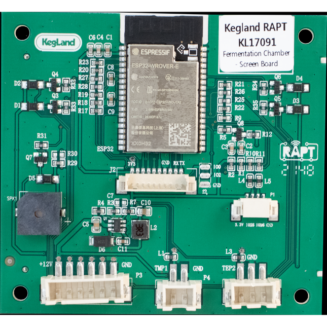 RAPT - Fermentation Chamber - Screen Board