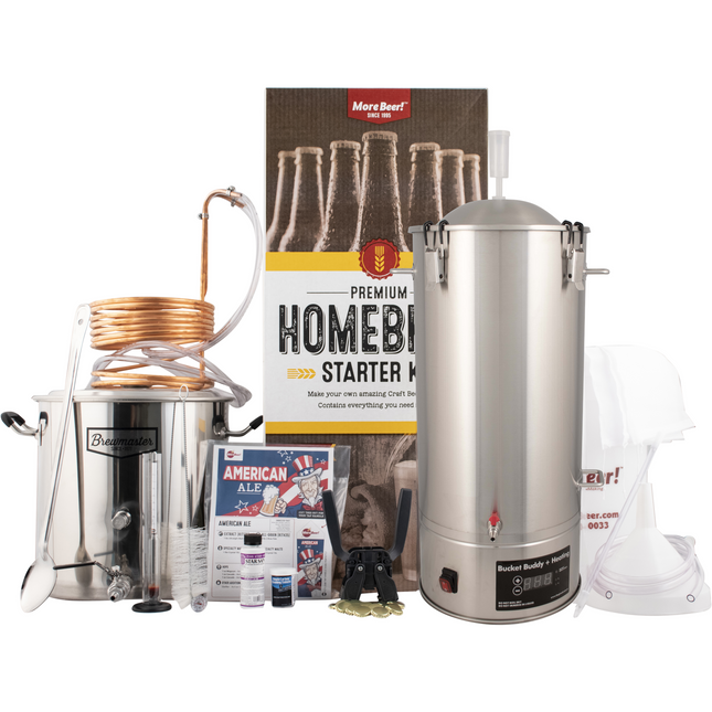 Premium Homebrewing Starter Kit - Stainless Fermenter - PLACEHOLDER
