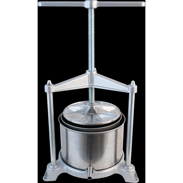 Large Food Press | Fruit | Cheese | Butter | 20 cm x 14.7 cm | Stainless Steel Basket and Basin
