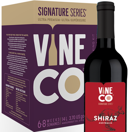 Wine Kit - VineCo - Signature Series - Shiraz, Australia (Includes Skins)
