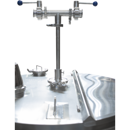 MB - Insulated Mash Tun - 3.5 bbl with Mash Rake and Plow System (New Square Manway)