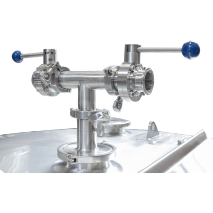 MB - Insulated Mash Tun - 3.5 bbl with Mash Rake and Plow System (New Square Manway)