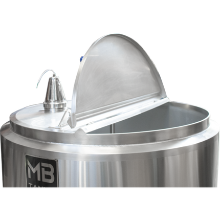 MB - Insulated Mash Tun - 3.5 bbl with Mash Rake and Plow System (New Square Manway)