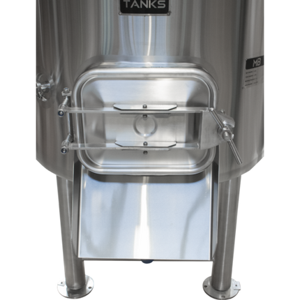 MB - Insulated Mash Tun - 3.5 bbl with Mash Rake and Plow System (New Square Manway)