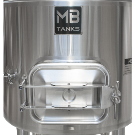 MB - Insulated Mash Tun - 3.5 bbl with Mash Rake and Plow System (New Square Manway)