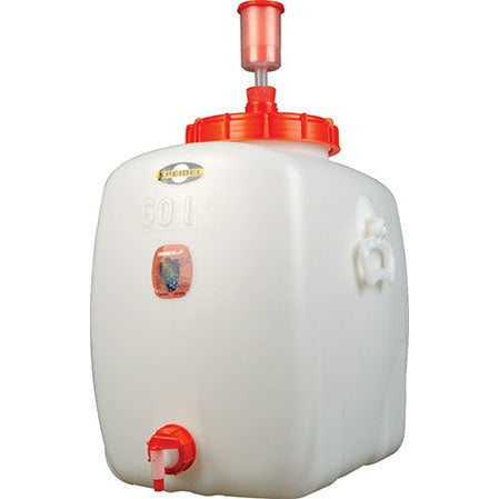 Speidel Plastic Fermenter | Rectangular HDPE Storage Tank | 60L | 15.9 gal