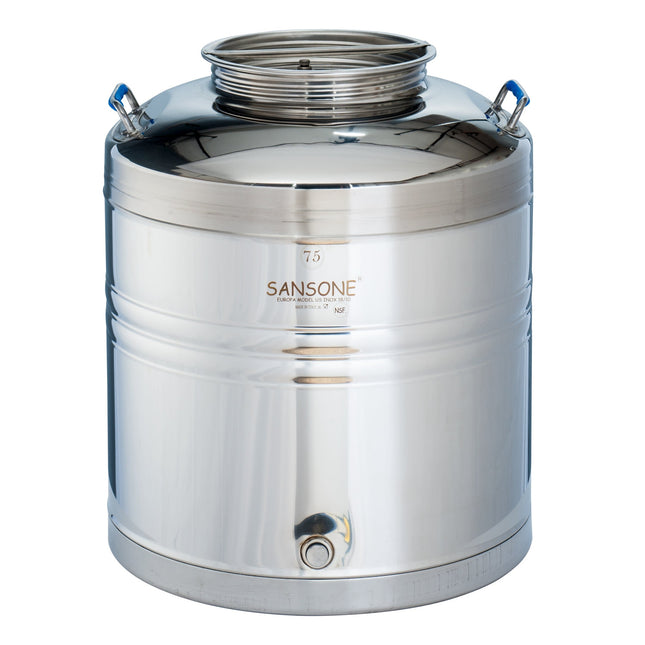 Sansone Stainless Fusti Tank - Eurowelded (Europa Model) - 75L - PLACEHOLDER