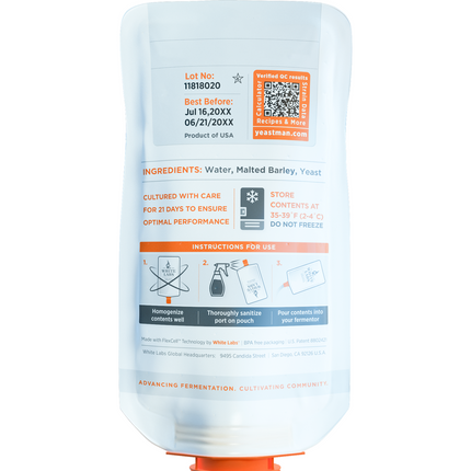 White Labs Yeast - French Saison Ale Yeast PurePitch Next Gen HB