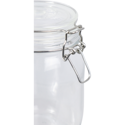 Basic Food Fermentation Kit - Flip Top Jar with Airlock - 1L / 33.8 oz