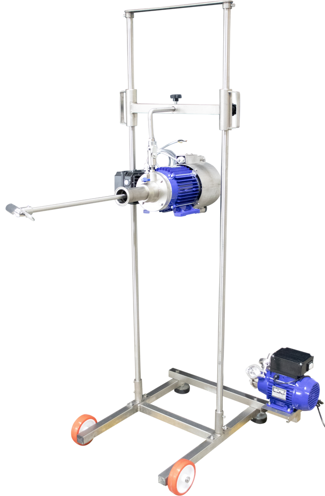 EnoItalia - Motorized Mixer with Integrated Frequency Inverter, Pump and Trolley (2022 Model)