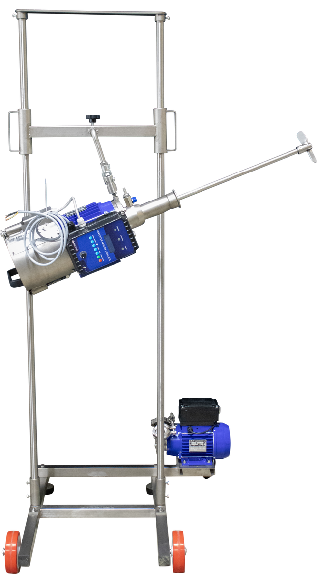 EnoItalia - Motorized Mixer with Integrated Frequency Inverter, Pump and Trolley (2022 Model)