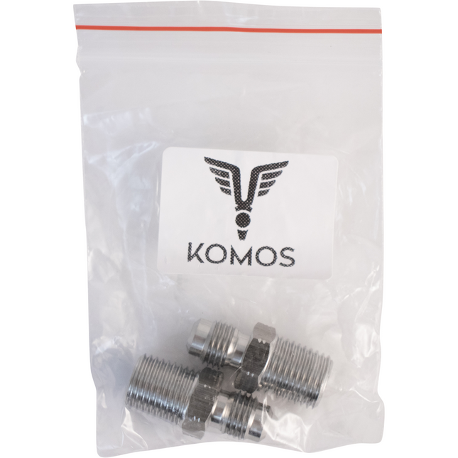 Komos - 1/4 in. MFL x 1/4 in. NPT - 2 Pack