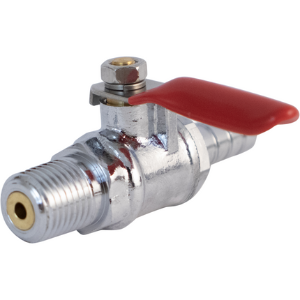 Komos - 1/4 in. NPT x 5/16 in. Barb - Ball Valve + Check Valve
