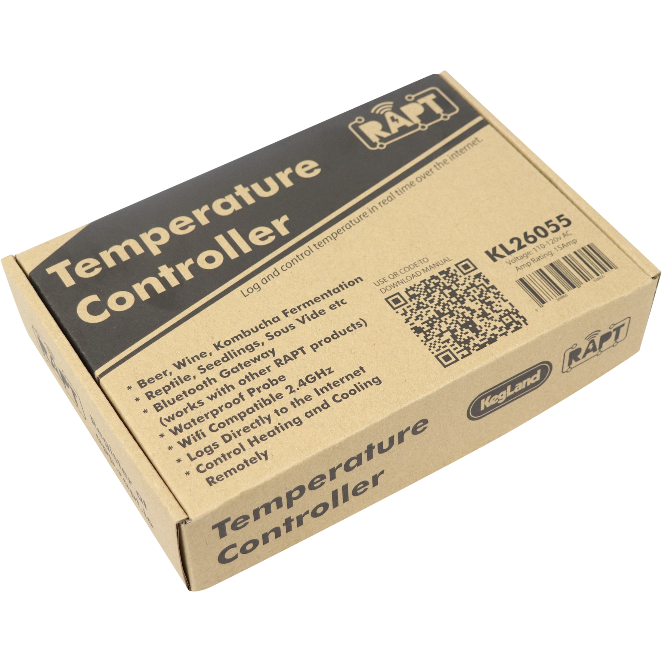beer fermentation box with fish tank temperature control RAPT Digital Temperature Controller | WiFi/Bluetooth Enabled