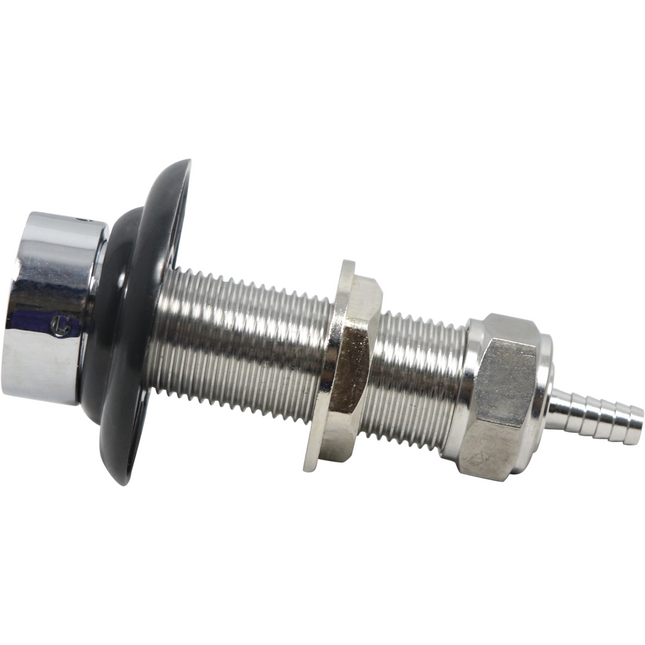 Komos - Beer Faucet Shank - 3-1/8 in. Stainless with Nut & Nipple