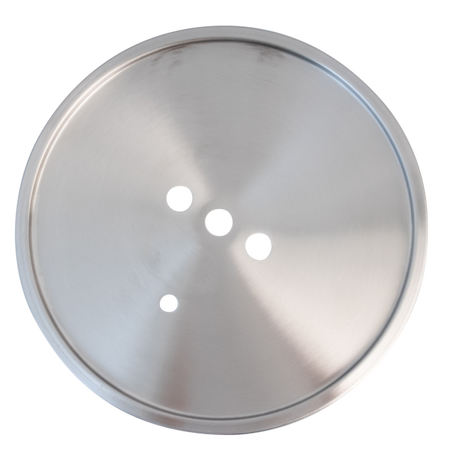 Temp Twister Stainless Steel Lid with Thermowell Port for 35L Bucket Buddy