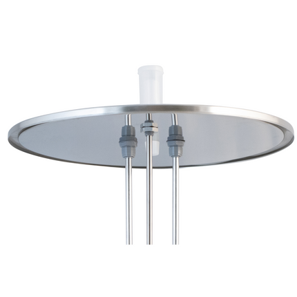 Temp Twister Stainless Steel Lid with Thermowell Port for 65L Bucket Buddy