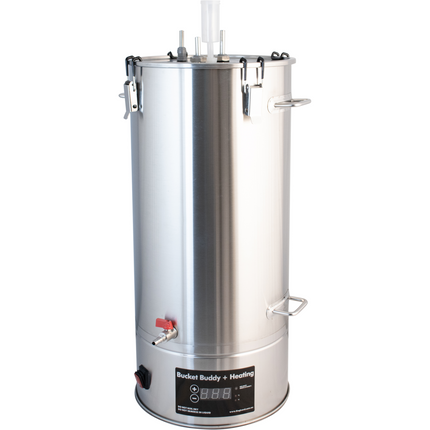 Temp Twister Stainless Steel Lid with Thermowell Port for 65L Bucket Buddy