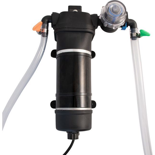 The Vintage Shop | Super Transfer Pump | Variable Speed Diaphragm Pump | 0-3 GPM | Self-Priming | Quick Disconnect Pre-Filter | Tubing Included - Used