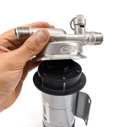 Tri-Clamp Pump Head Upgrade Kit for 25W MKII Pump - Inline Threaded Ports