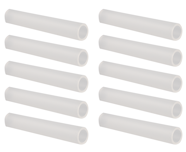 10 Pack-Duotight - Rigid Plastic Joiner 6mm ID x 8mm OD (5/16") x 44mm Long 