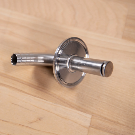 Ss BrewTech - Whirlpool - 1.5 in. T.C. to 90-degree Barb