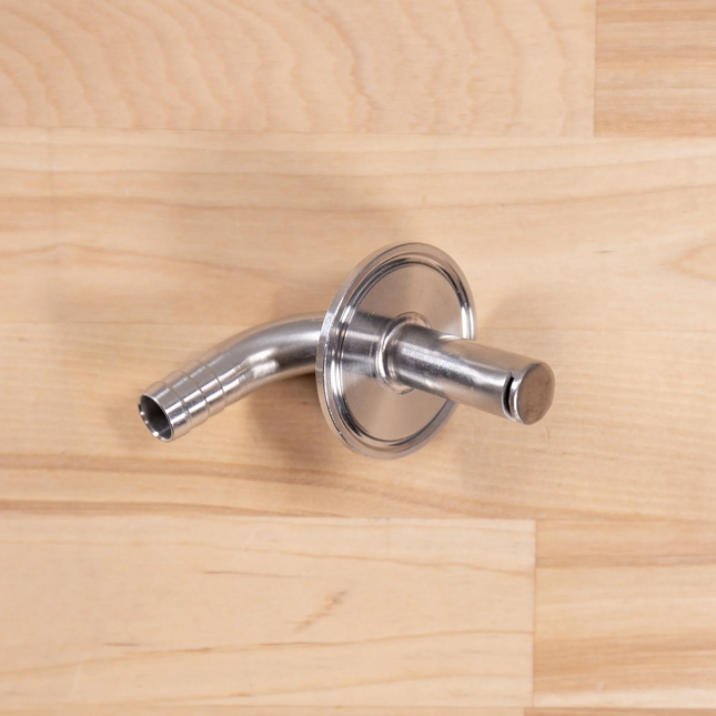 Ss BrewTech - Whirlpool - 1.5 in. T.C. to 90-degree Barb