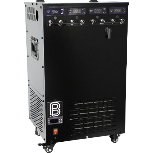 BrewBuilt® IceMaster Max 4 | Glycol Chiller | 4 Built In Temp Controllers & Pumps | 2600btu | 110V | 8 Gal. Tank Capacity