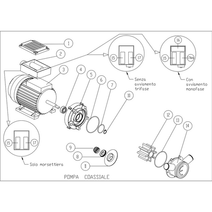 Replacement Mechanical Seal for Euro 60 Pump (Pos. 8 & Pos. 9)