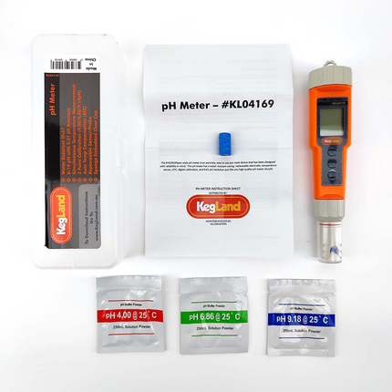 KegLand pH Meter - Pen Style Digital pH Meter