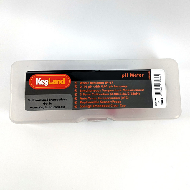 KegLand pH Meter - Pen Style Digital pH Meter