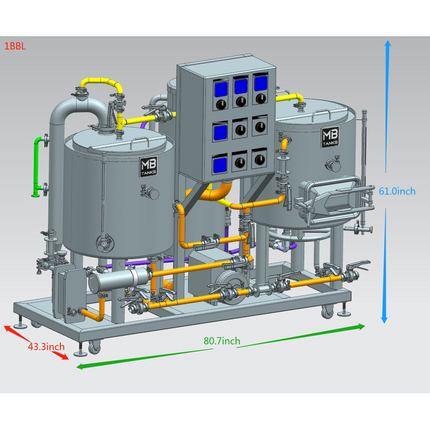 MB - Oil Heated Brewhouse - 2 Vessel - PLACEHOLDER
