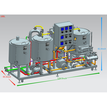 MB - Oil Heated Brewhouse - 3 Vessel - PLACEHOLDER