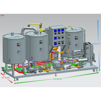 MB - Oil Heated Brewhouse - 3 Vessel - PLACEHOLDER