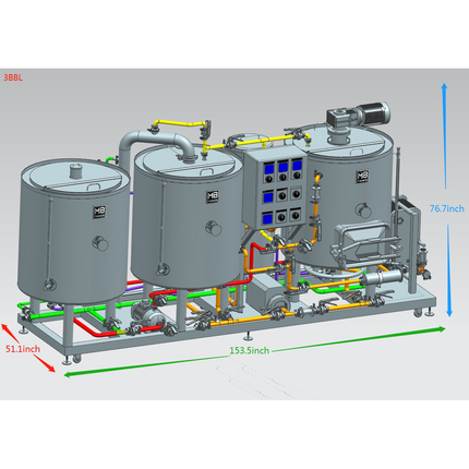 MB - Oil Heated Brewhouse - 3 Vessel - PLACEHOLDER