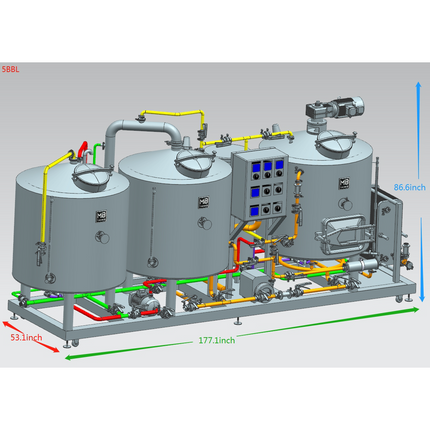 MB - Oil Heated Brewhouse - 3 Vessel - PLACEHOLDER