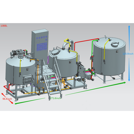 MB - Oil Heated Brewhouse - 3 Vessel - PLACEHOLDER