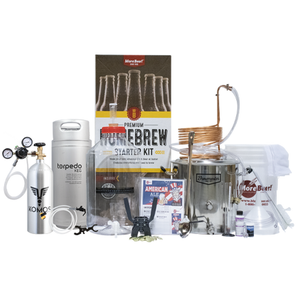 Premium Homebrewing and Kegging Starter Kit