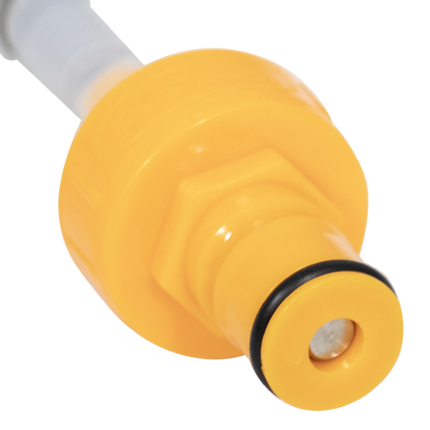 Yellow Ball Lock Cap Oxygenation Stone - 2 micron - Ball Lock Quick Disconnect (QD)